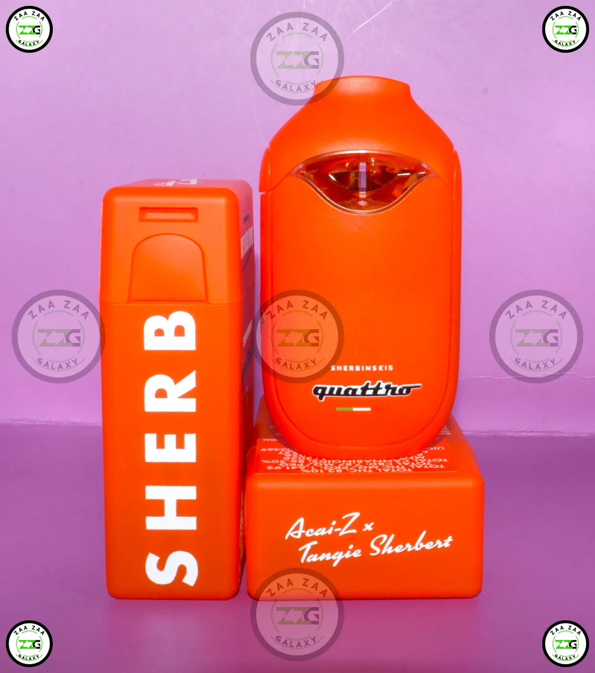 Sherbinskis DUAL Chamber Vapes AÇAÍ-Z X TANGIE SHERBERT