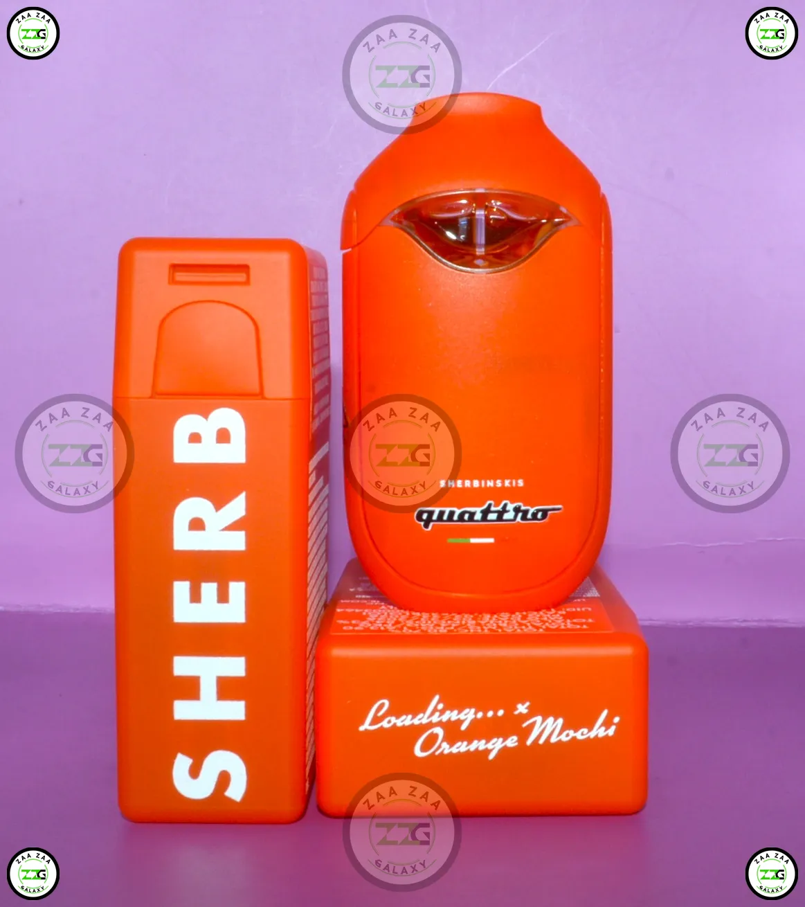 Sherbinskis DUAL Chamber Vapes LOADING X ORANGE MOCHI