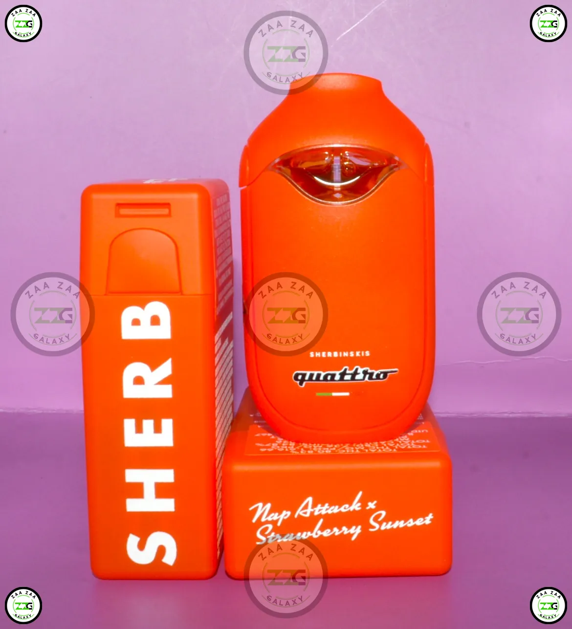 Sherbinskis DUAL Chamber Vapes NAP ATTACK X STRAWBERRY SUNSET