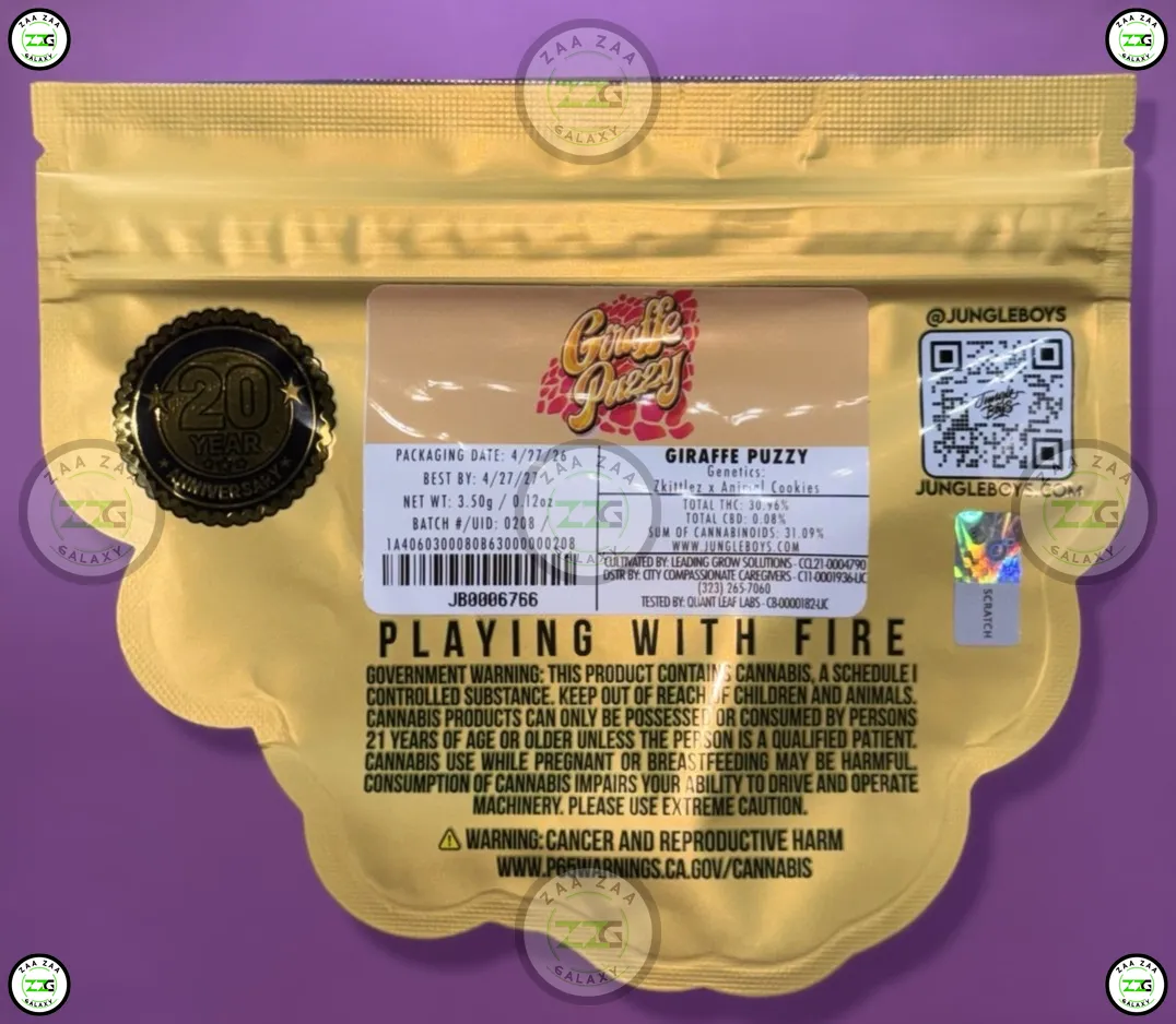 JUNGLE BOYS 20TH ANNIVERSARY GIRAFFE PUZZY