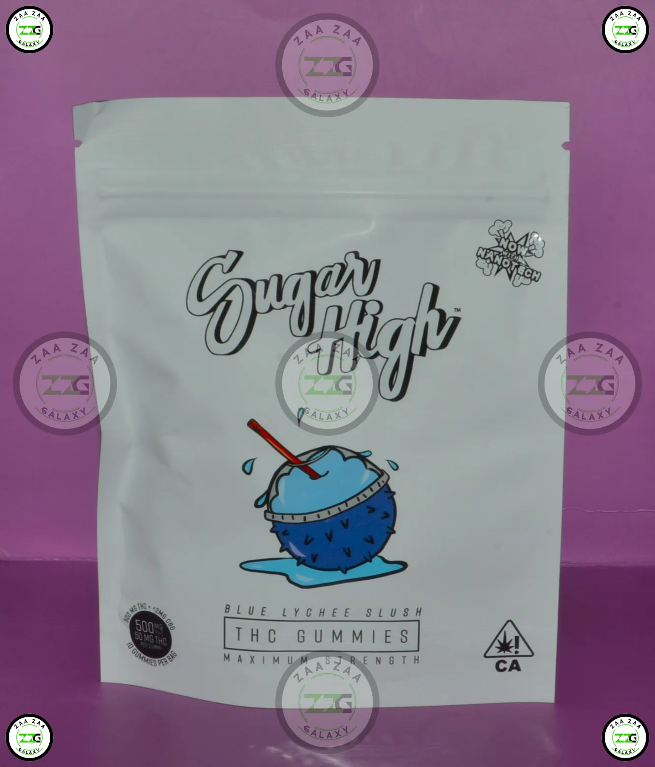 SUGAR HIGH GUMMIES BLUE LYCHEE SLUSH